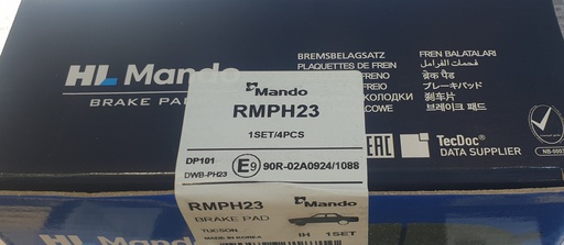 [P317] Brake Pads Set Front Hyundai Elantra HD [Mando] (Made in Korea) (RMPH23) 