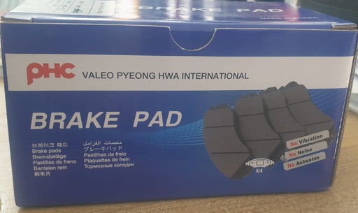 [P319] Brake Pads Set Front Peugeot 301/307 -Citroen [PHC Valeo] ( Made in Korea) (BPE6003)