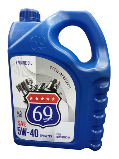 [O776] North69 Engine Oil 5W-40 5lt (Manufactured in USA ,bottled in Egypt)