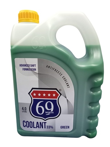 [O784] North69 Coolant 33% 4lt (Manufactured in USA, Bottled in Egypt)