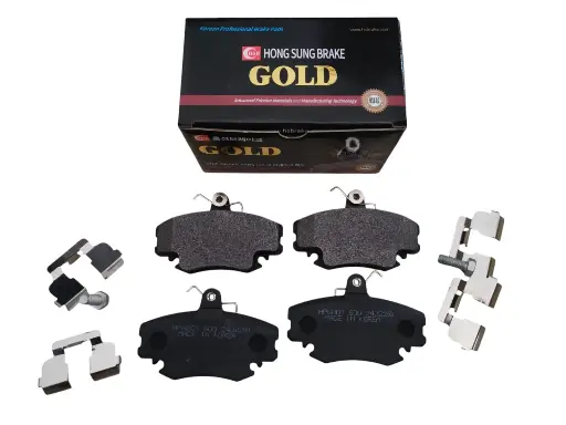 [P329] Brake Pads Front Peugeot 205/Renault Logan 2007-2010/CLio [Gold](Made in Korea)(410609342R)(HP6801)